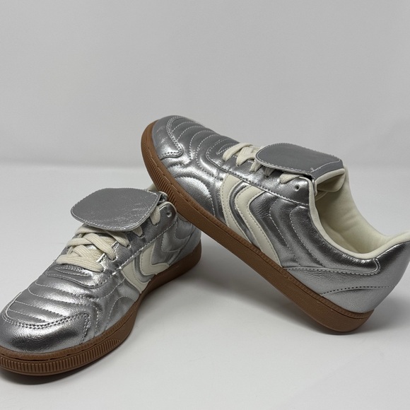 Steve Madden NYC Silver Women's Sneakers - Picture 9 of 16